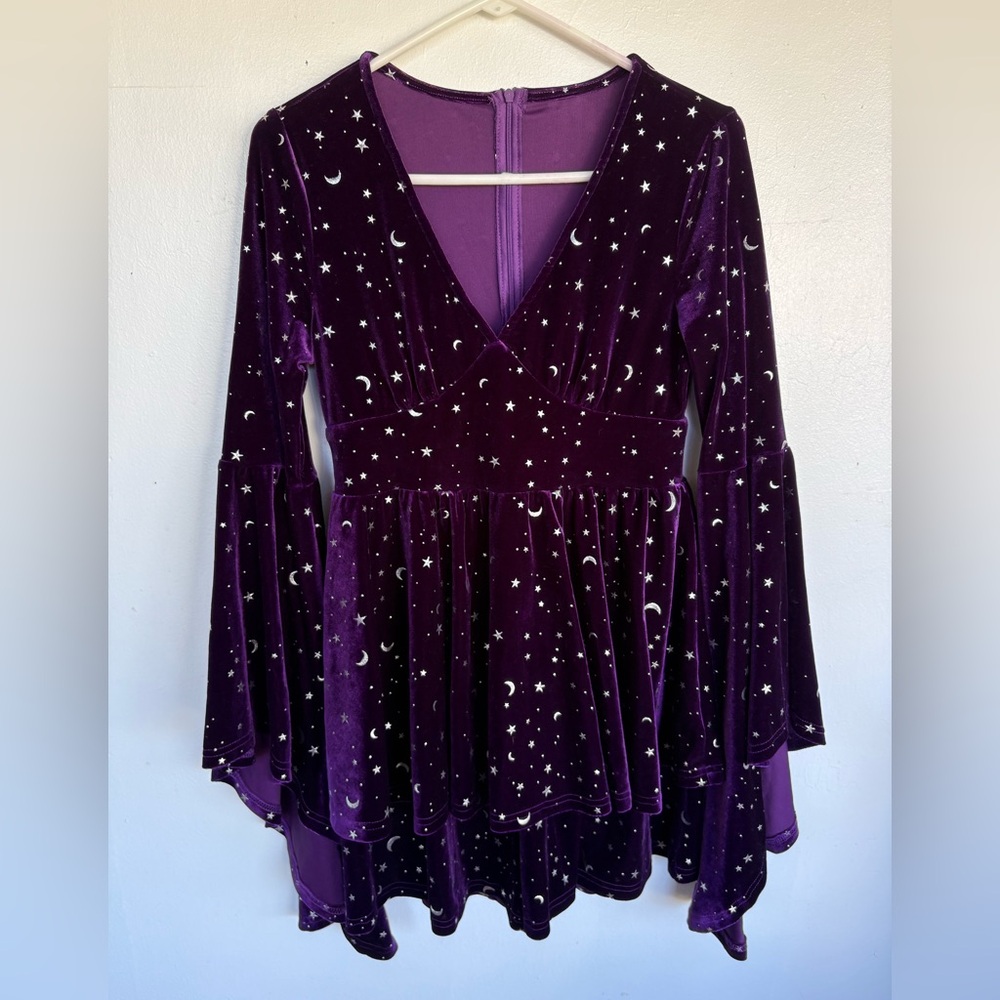 Cider Purple Starlight Romper